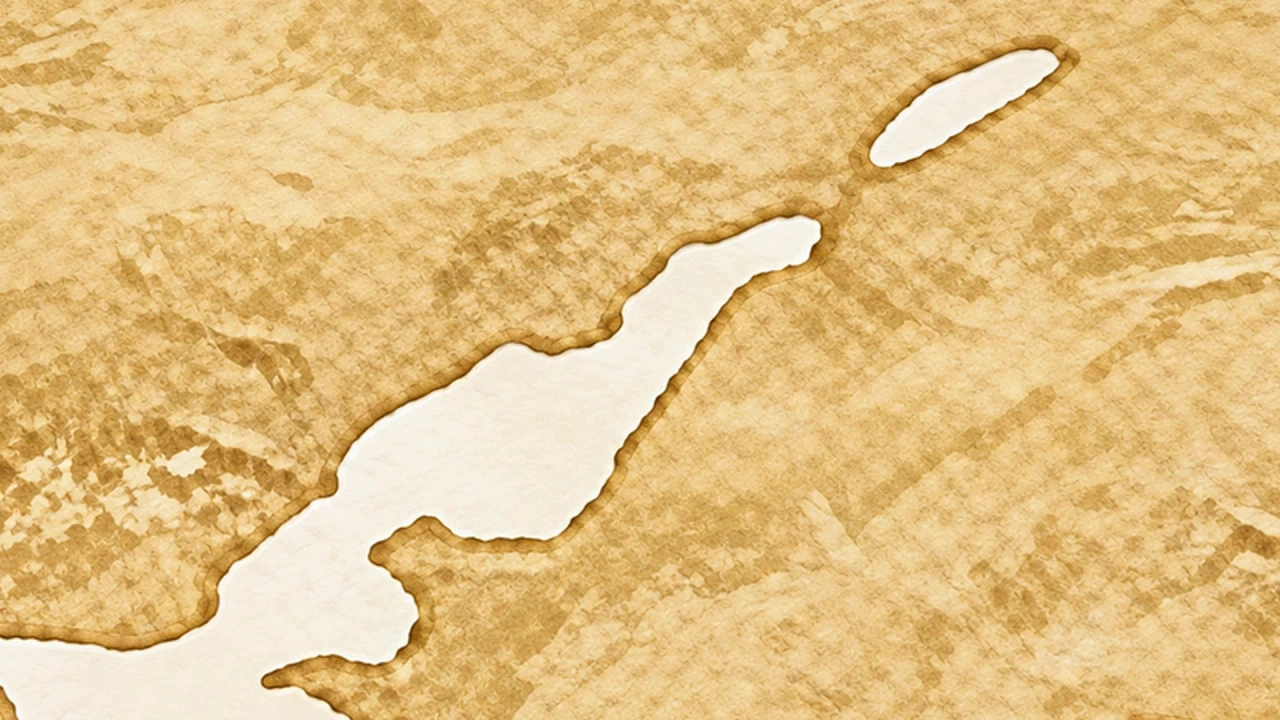 The broad geographic view at the start of the journey toward Körfez